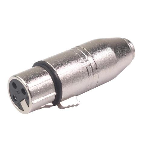 1 pièce/2 pièces 3.5mm TRS stéréo femelle à XLR 3pin femelle/mâle Audio adaptateur mélangeur connecteur prise pour Microphone casque amplificateur ► Photo 1/6