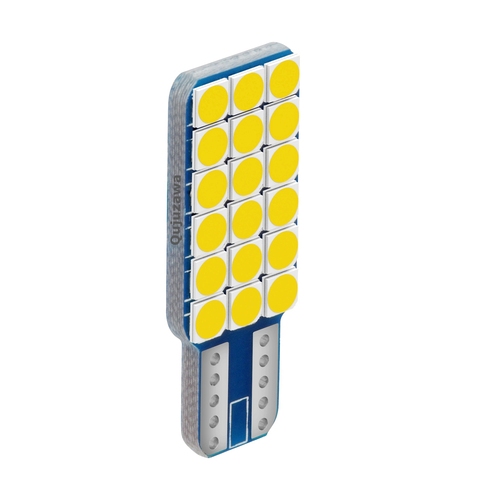 Nouveau T10 W5W Super lumineux 3030 LED, Non-polarité, intérieur de voiture, lampes de lecture, dôme, lumière de coffre, ampoule de porte, blanc chaud, 1 pièces ► Photo 1/6