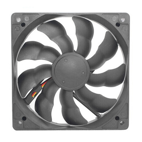 Ventilateur de refroidissement Ultra silencieux pour PC, radiateur pour boîtier d'ordinateur et PC, 120mm, ventilateur de tour d'ordinateur mm, 12V DC ► Photo 1/6