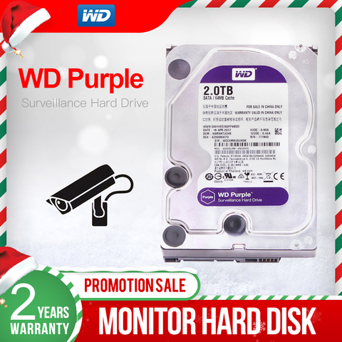 WESTERN DIGITAL Disque dur interne 3.5 1To, Purple (surveillance)