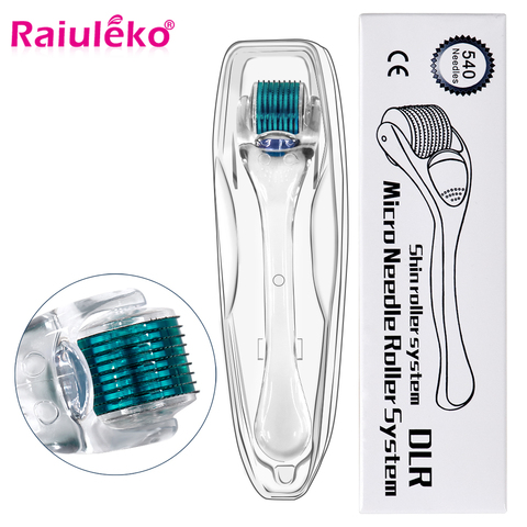 Micro aiguille 540 Derma rouleau Microniddle rouleau pour visage Microneedling 0.2/0.3mm aiguilles longueur titane Dermoroller Mesoroller ► Photo 1/6