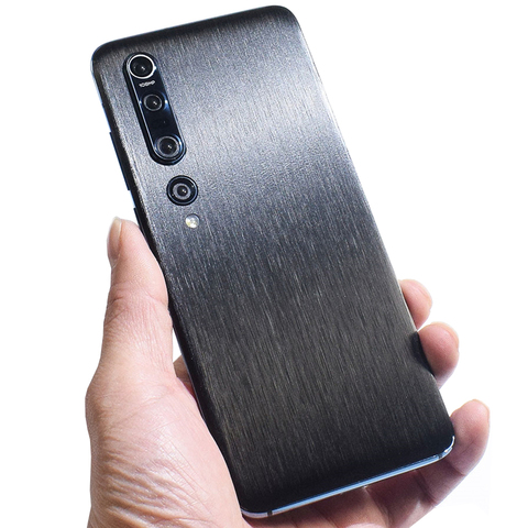 Autocollant de pâte arrière de téléphone brossé en métal haute Simulation pour XIAOMI Mi9 CC9e Mi8 Lite Mi8 SE MIX 3 2S Redmi K20 Note 7 Pro 8 Film ► Photo 1/6