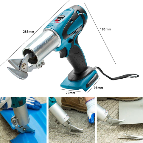 Makita – ciseaux électriques en fer sans fil, outils de coupe du métal, cisaille à tôle sans fil, en acier au carbone, pour batterie 18V ► Photo 1/6