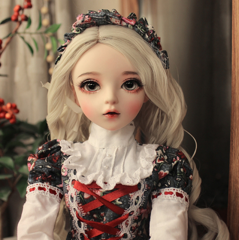 Poupée bjd pour filles, 60cm, avec vêtements, Support, changement des yeux, bricolage, meilleur cadeau de saint-valentin, jouet NEMEE fait à la main ► Photo 1/6