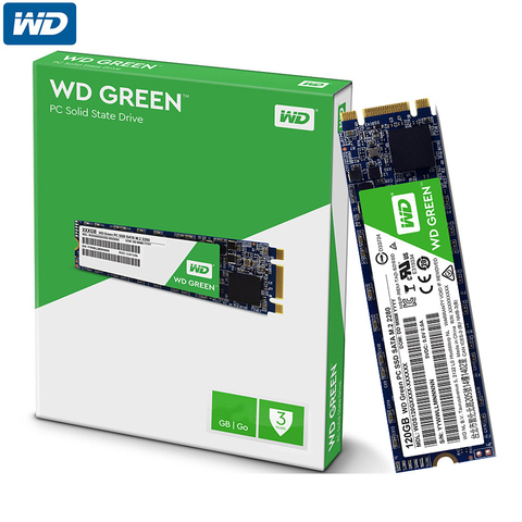 WD Green PC SSD 120/240GB 480GB disque dur à semi-conducteurs interne M.2 2280 SATA 540 MB/S Western Digital pour ordinateur portable ► Photo 1/6