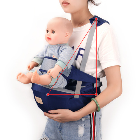 Porte-bébé, marche avec tabouret, ceinture pour bébé, sac à dos, ceinture à la taille, siège hanche ajustable pour enfants, nouvelle collection 2022 ► Photo 1/6