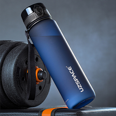 Grande capacité bouteille d'eau Portable étanche Shaker givré en plastique Drinkware voyage Camp sport Direct bouteille à boire 1000ml ► Photo 1/6