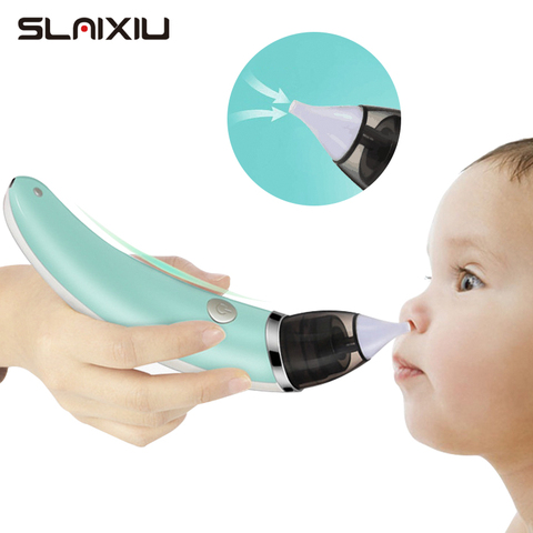 Aspirateur nasal électrique pour bébé, nettoyage du nez, pour enfant, nouveau-né, soins bébés, ventouse, équipement de respiration, hygiénique ► Photo 1/6