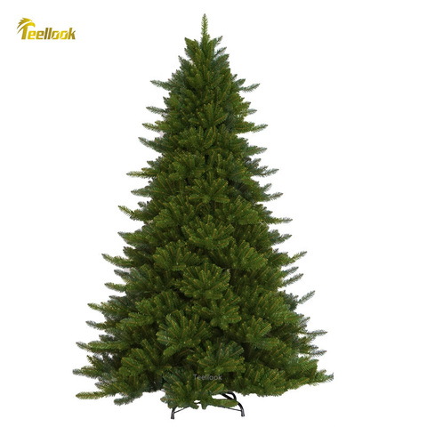 Teellook – arbre de noël éclairé vert, 1.2m/4.0m, cadeau de nouvel an, hôtel, centre commercial, décoration de la maison ► Photo 1/5