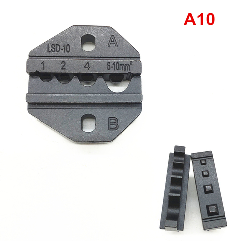 Jeu de matrices à sertir A10, bornes non isolées, cosse 17-7awg 1-10 mm² ► Photo 1/1