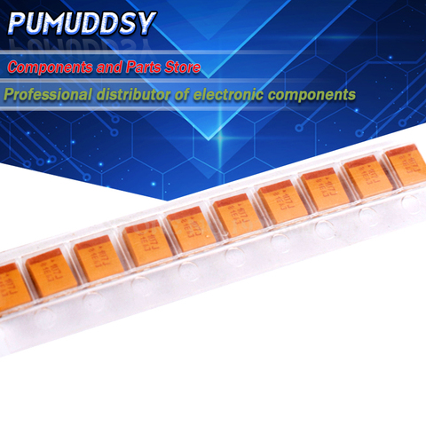 10 PIÈCES B 3528 100uF 6.3V 107 SMD condensateur au tantale ► Photo 1/1