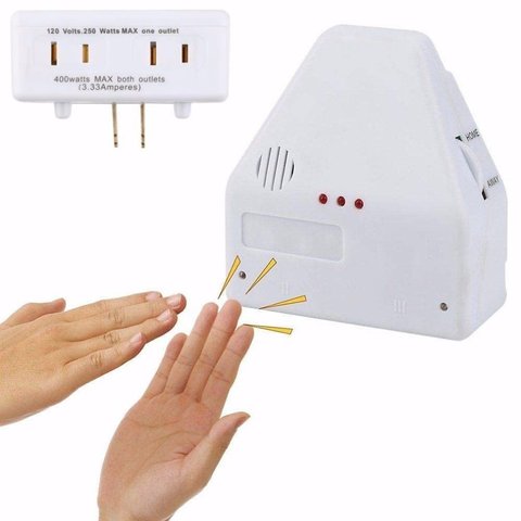 Interrupteur universel à clapet activé par le son, bouton marche/arrêt, Gadget électronique, interrupteur d'éclairage, commande sonore, 110V ► Photo 1/6