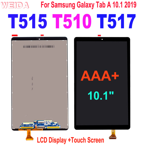 100% testé LCD pour Samsung Galaxy Tab A 10.1 2022 T510 T515 T517 SM-T515 SM-T510 écran LCD écran tactile numériseur assemblée ► Photo 1/6
