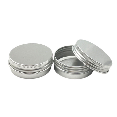 Bocaux à crème en aluminium argenté 30ml, 50 pièces, 30g, 1oz, récipient en étain ► Photo 1/6