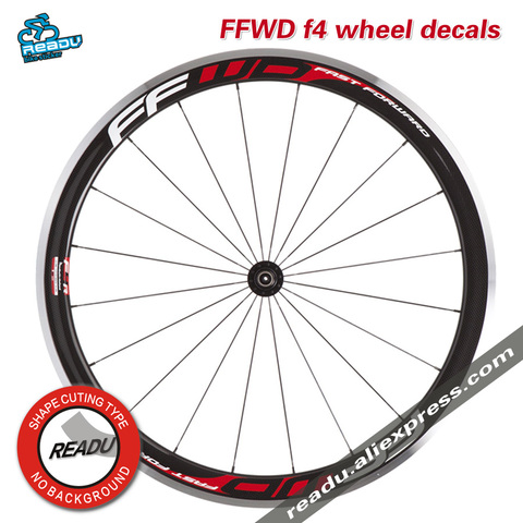 Autocollants de groupe de roues de vélo de route FFWD f4, adaptés aux jantes 38/40 pour deux roues, tendance, pour l'extérieur ► Photo 1/6