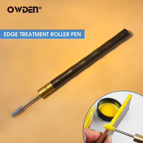 OWDEN – stylo à huile pour bord de cuir, outil de sculpture de traitement, bricolage, pointe en acier inoxydable ► Photo 1/5