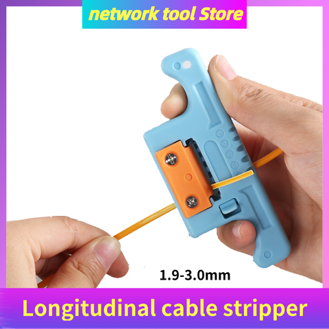 FTTH décapant de fibres optiques 1.9-3.0mm mât-5 outil d'accès MSAT-5 décapant de Tube tampon en vrac AUA-05 décapant de câble Longitudinal ► Photo 1/6