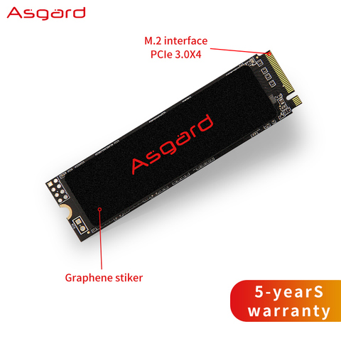 Asgard-disque dur interne ssd, M.2, PCIe NVME, 250, avec capacité de 500 go, 2280 go, 1 to, 2 to, pour ordinateur portable ► Photo 1/6