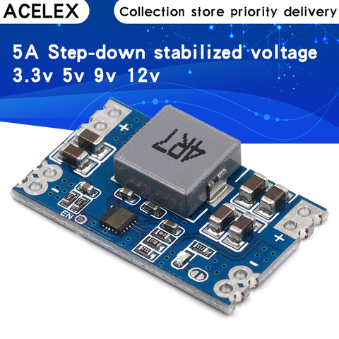 5A DC-DC mini560 module d'alimentation en tension stabilisée abaisseur sortie 3.3 5V 9V 12V ► Photo 1/6