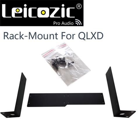Leicozic – accessoires de montage en Rack pour Microphone sans fil QLXD4 QLDX, véritable diversité, 2 ensembles ou 1 ensemble de récepteurs ► Photo 1/2