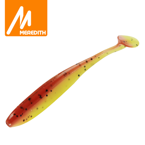 Meredith 13 cm 11.5g 4 pièces Wobblers leurres de pêche facile Shiner nagbaits Silicone appât souple Double couleur carpe artificiel leurre doux ► Photo 1/6