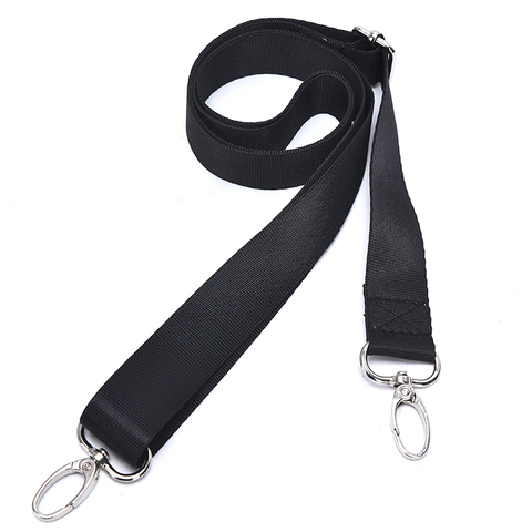 Ceinture de sac à bandoulière en Nylon noir réglable, 1 pièce, sangle de remplacement pour caméra d'ordinateur portable ► Photo 1/6