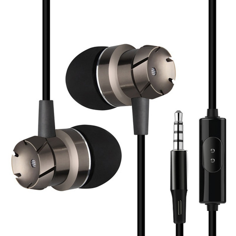 Poids dans l'oreille Subwoofer bouchons d'oreilles cordon écouteur câblage pour iPhone pour Xiaomi/Samsung pour téléphone Android de haute qualité ► Photo 1/6