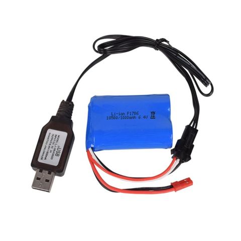 Nouveau 6.4v/7.4V 500mA chargeur Li-ion batterie SM-3P RC jouets télécommande jouet SM-3P positif portable USB chargeur ► Photo 1/6