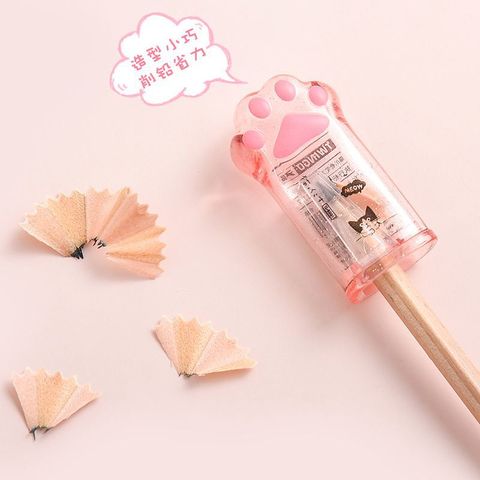 Mignon chat patte taille-crayon Kawaii fournitures scolaires articles de papeterie prix étudiant pour enfants cadeau ► Photo 1/4