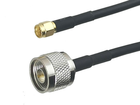 Câble de raccordement Coaxial RF Pigtail RG58 N mâle vers SMA mâle pour antenne Radio de 6 à 50M, 1 pièce ► Photo 1/4