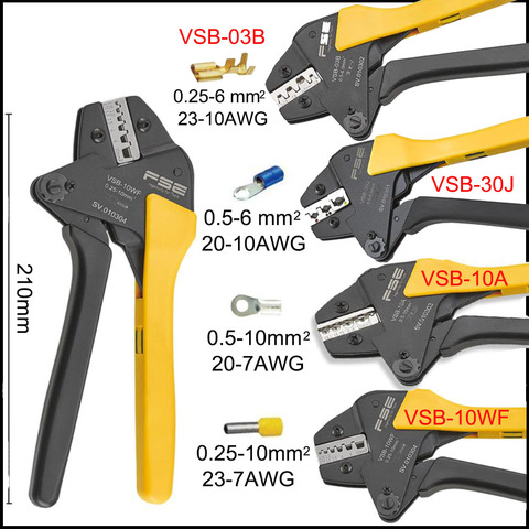 Mini outils de sertissage pince à main VSA-06 terminal Non isolé VSA-02C VSA-28B VSB-03B VSA-06WF VSA-28B VSA-48B ► Photo 1/6