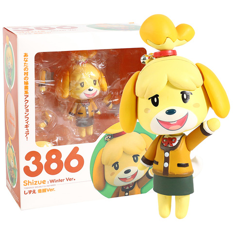 Animaux croisant de nouveaux Horizons 386 Shizue Isabelle Ver d'hiver. Jouet modèle à collectionner en PVC ► Photo 1/6