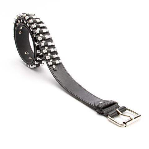 CETIRI – ceinture en cuir de vache pour homme et femme, unisexe, Punk, haute qualité, Style Cowboy occidental, marque de luxe, noir ► Photo 1/6