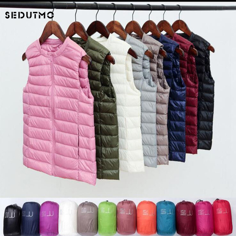 SEDUTMO – veste en duvet de canard Ultra léger pour femme, manteau court, Slim, printemps, 5XL, ED921 ► Photo 1/6