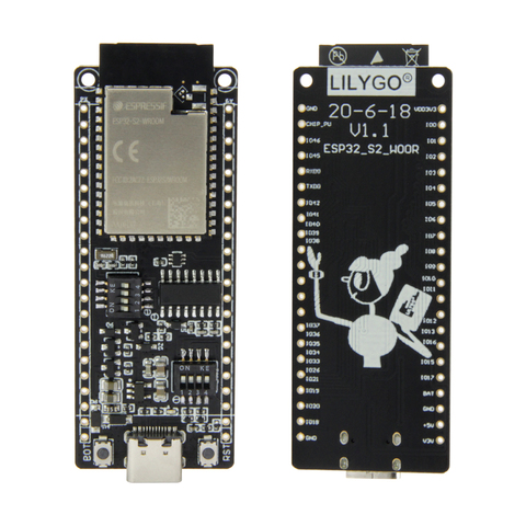 LILYGO – LILYGO®Module sans fil TTGO T8 ESP32-S2 ESP32-S2-WOOR V1.1, carte de développement de connecteur de Type C ► Photo 1/6