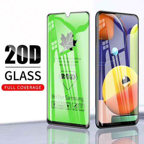 20D Verre Trempé Pleine Colle Pour Samsung Galaxy A50 A51 A10 A20 A30 A40 A70 A71 A30S A50S M10 M20 M30 M31 Film Protecteur D'écran ► Photo 1/6