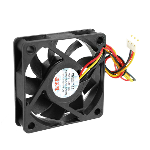 Ventilateur de refroidissement 6015, DC 12V, 3 broches, 60x60x15mm, manchon de système pour ordinateur, CPU ► Photo 1/6