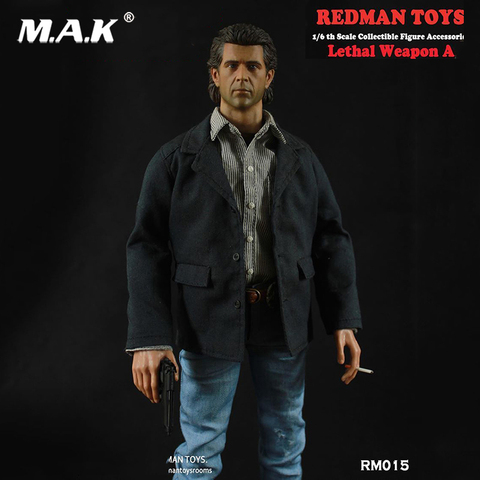 REDMAN jouets RM015 1/6 échelle arme létale Mel Columcille Gerard Gibson tête costume pour 12 