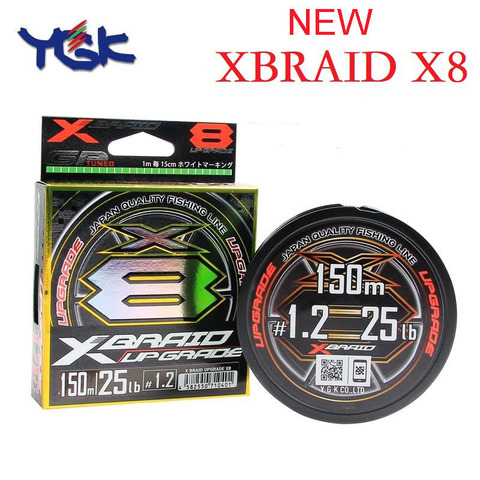 YGK-fil de pêche en PE X-BRAID X8, 8 tresse, 150M 200M, fabriqué au japon, nouvelle collection ► Photo 1/3