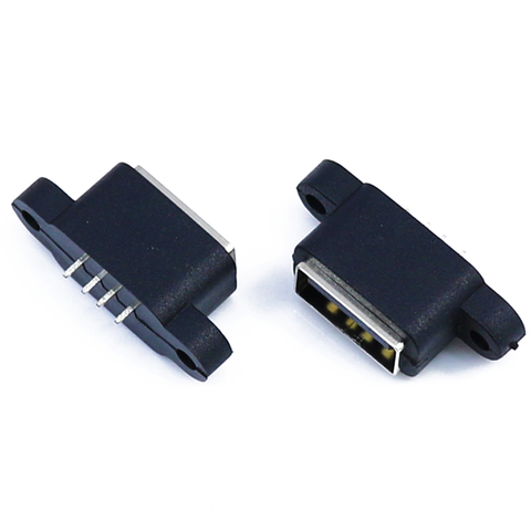 YuXi – connecteur USB 2.0 étanche, 4 broches, pour données de charge, connecteur de queue, interface intégrée, prise Jack, 1 pièces ► Photo 1/4