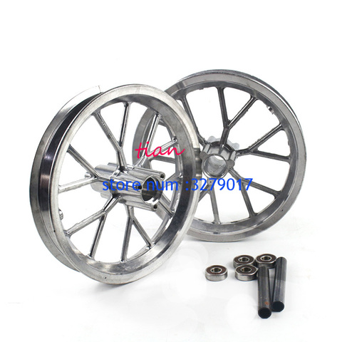 Jante de roue en alliage d'aluminium de 222mm, pneu avant et arrière, bonne qualité, adapté pour Mini Moto 49cc, Moto de poche, livraison gratuite ► Photo 1/6