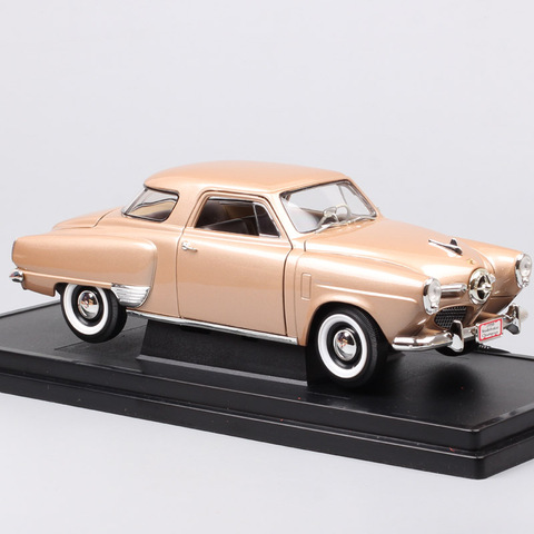 1/18 grande échelle classiques 1950 Studebaker Champion or berline moulé sous pression véhicules modèle voitures jouets métal pour enfants passe-temps souvenir ► Photo 1/6