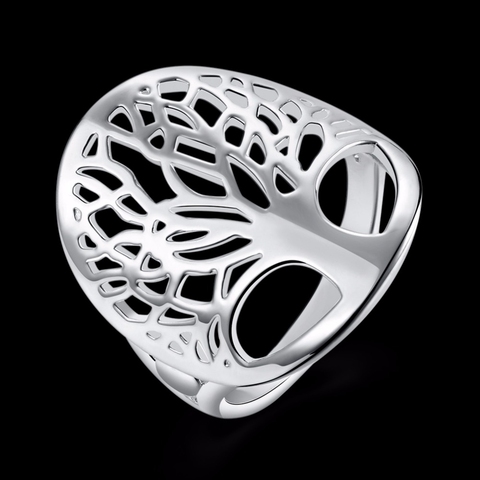 Bague arbre de vie pour femmes, cadeau de fête des mères, accessoires classiques, bagues en argent Sterling 925, Anillos, bijoux fins pour femmes, nouvelle collection ► Photo 1/5