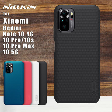 Nillkin – coque de protection Super givrée pour Xiaomi, compatible modèles Redmi Note 10, 10s, 10 Pro Max, 5G, NFC, 4G ► Photo 1/6
