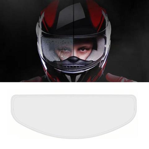 Casque clair Anti-buée Patch Film lentille universelle Film pour Moto visière bouclier résistant au brouillard Moto course accessoires ► Photo 1/6