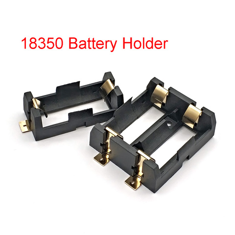 Support de batterie 1S 2 S 18350 Smd Smt, boîte de rangement avec broches en Bronze, 1 2 fentes, coque de batterie Rechargeable 18350 ► Photo 1/6