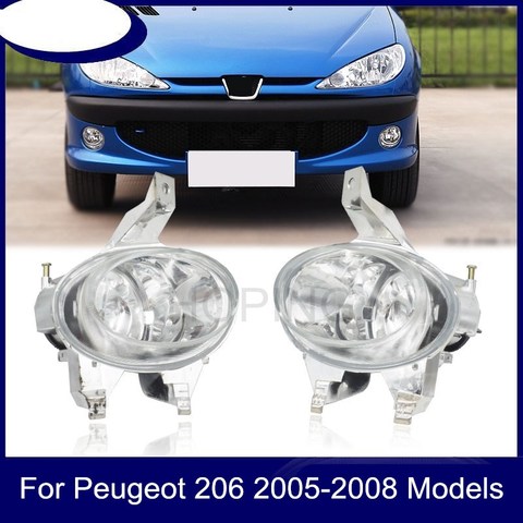 Feu antibrouillard avant de conduite pour Peugeot 206, 2005, 2006, 2007, 2008 ► Photo 1/5