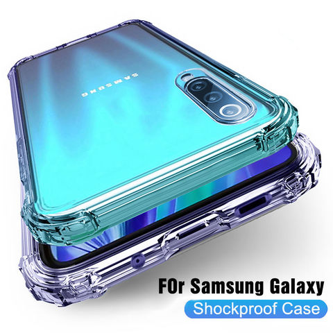 Étui de téléphone antichoc Pour Samsung Galaxy A70 A50 A10 A40 A20 A30 A60 A30S S8 S9 S10 Lite S10e S20 Plus Étui En Silicone Couverture Arrière ► Photo 1/6