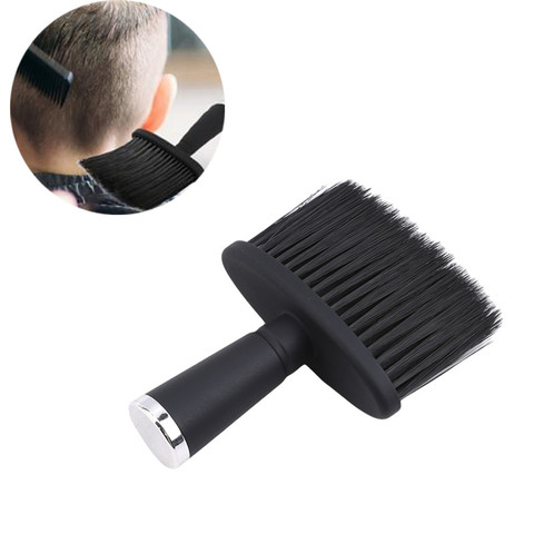 Brosses professionnelles noires douces pour le cou et le visage, outil de Salon de coiffure, pour nettoyer les cheveux et la barbe ► Photo 1/6