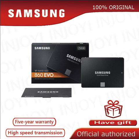 Samsung – disque dur interne SSD 860 EVO, SATA 3, 250 pouces, avec capacité de 500 go, 2.5 go, 1 to, pour ordinateur portable ► Photo 1/6